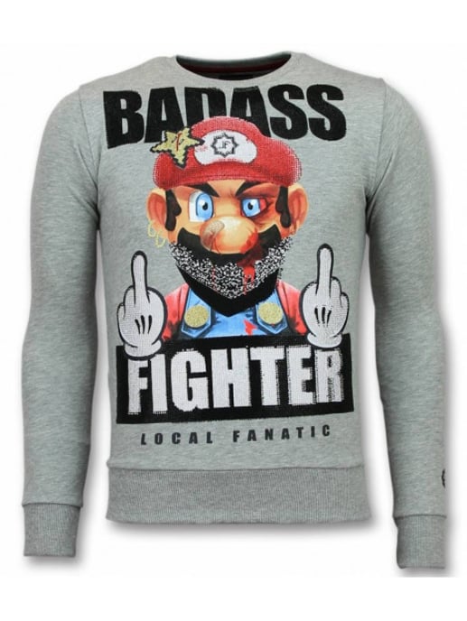 Local Fanatic Mario trui fight club sweater - Image 1