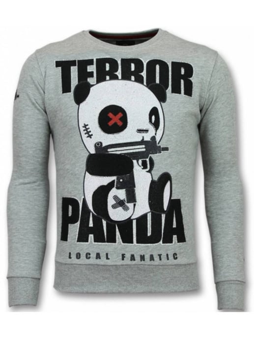 Local Fanatic Panda trui terror sweater - Image 1