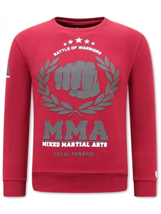 Local Fanatic Sweater met mma fighter - Image 1