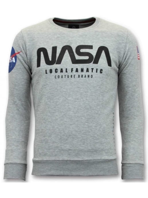 Local Fanatic Sweater nasa american flag - Image 1