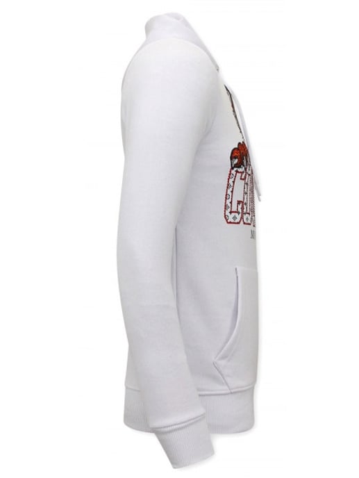 Montfleuri Hoodie met print tiger head - Image 3