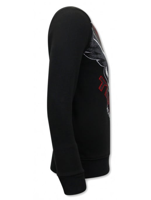 Montfleuri Sweater met print eagle head - Image 3