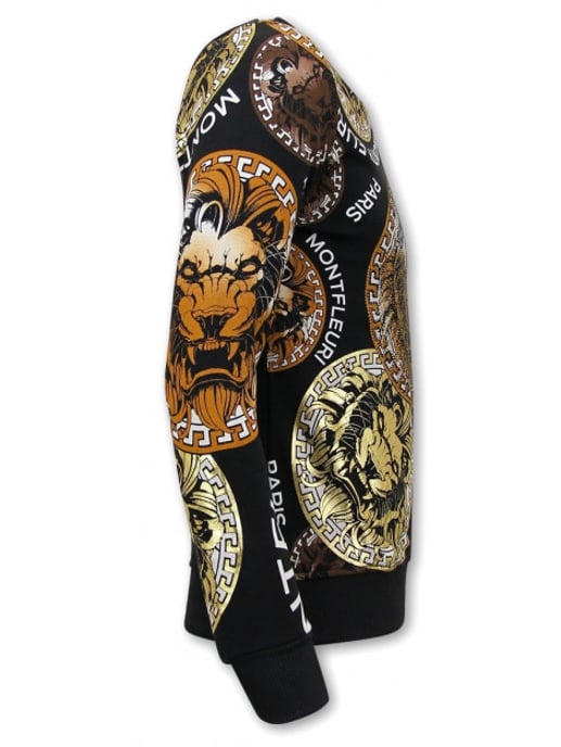 Montfleuri Sweater met print leeuw head - Image 3