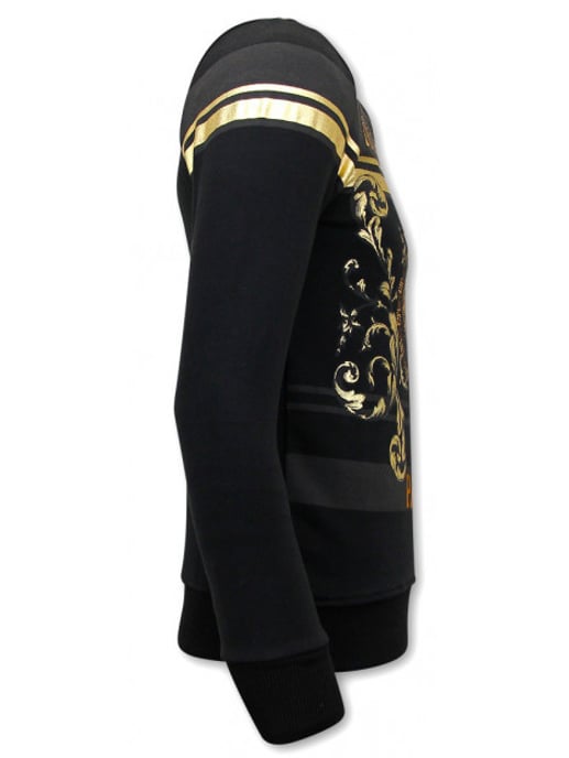 Montfleuri Sweater met print leeuw strass - Image 3