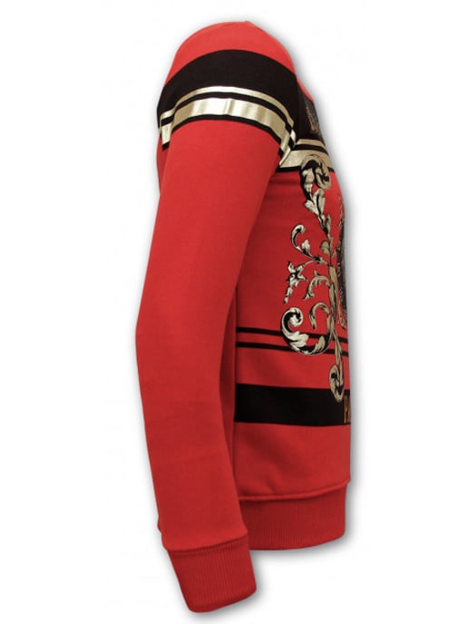 Montfleuri Sweater met print leeuw strass - Image 3