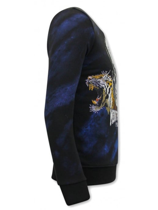 Montfleuri Sweater met print skull tiger - Image 3