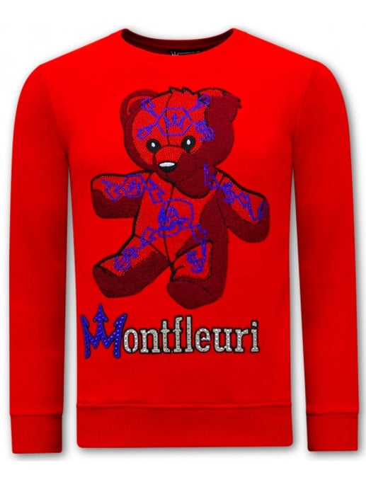 Montfleuri Sweater met print teddy bear 3617 - Image 1