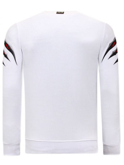 Montfleuri Sweater met print tiger head - Image 2