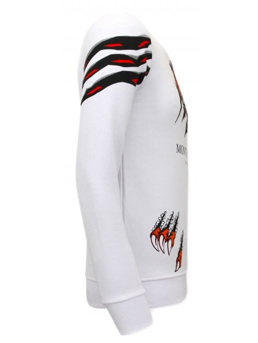 Montfleuri Sweater met print tiger head - Image 3
