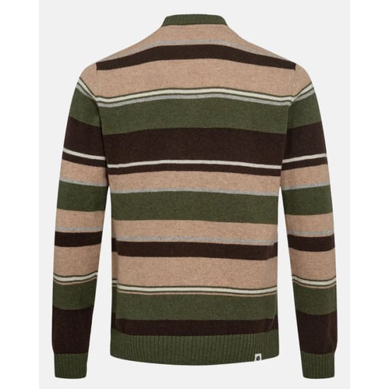 Anerkjendt Aksune jac stripe lambswool knit forest night - Image 4
