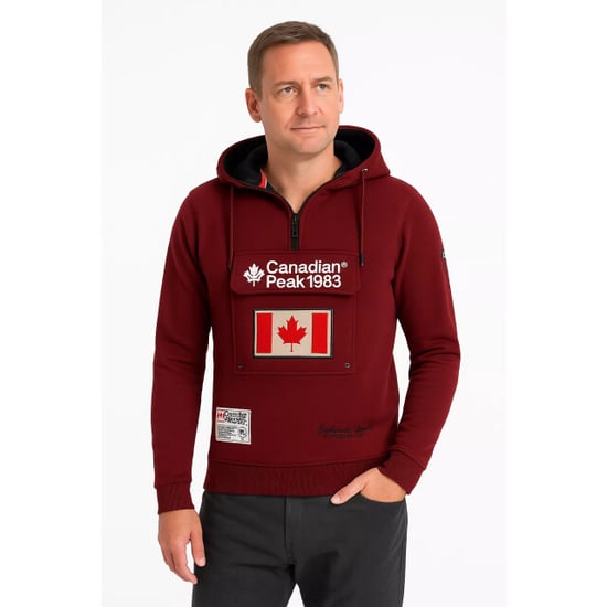 Canadian Peak heren anorak trui galapagos bordeaux - Image 5