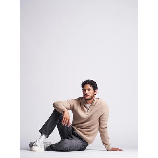 Gabba Cape roll neck knit light sand 10078 - Image 2