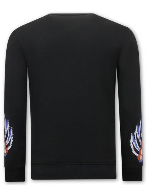 Montfleuri Sweater met print tiger couture - Image 2
