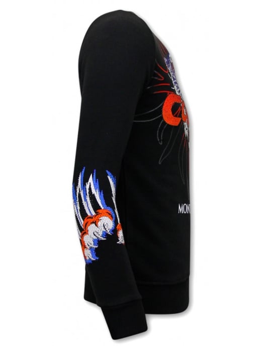 Montfleuri Sweater met print tiger couture - Image 3