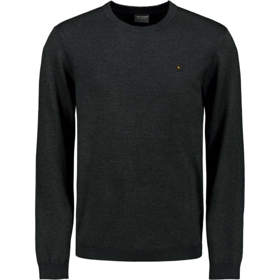 No Excess Pullover crewneck 2 coloured melang dark grey - Image 1