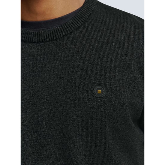 No Excess Pullover crewneck 2 coloured melang dark grey - Image 5