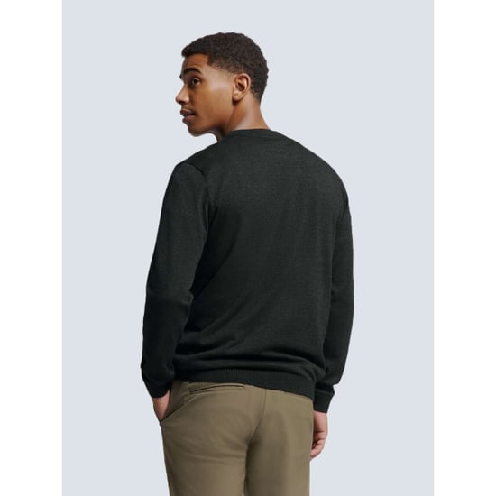 No Excess Pullover crewneck 2 coloured melang dark grey - Image 6