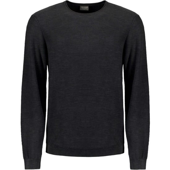 No Excess Pullover crewneck garment dyed + st black - Image 1
