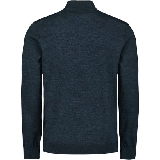 No Excess Pullover half zip 2 coloured melang navy - Image 2