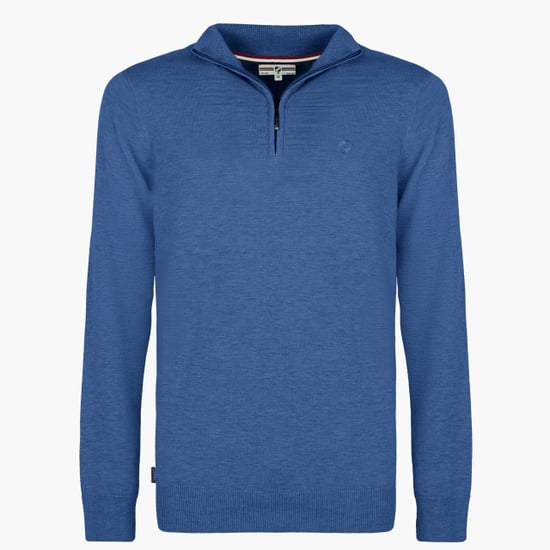 Q1905 Trui kralingen denim melange - Image 2