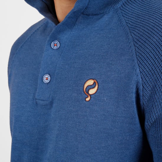 Q1905 Trui oldehove denim melange - Image 2
