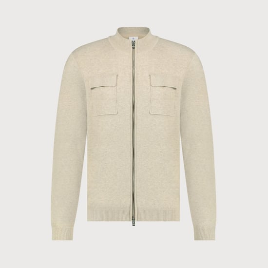 Blue Industry Gebreid rits vest | - Image 2