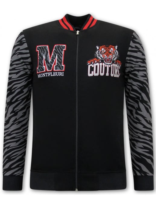 Montfleuri Vest met print tiger design - Image 1