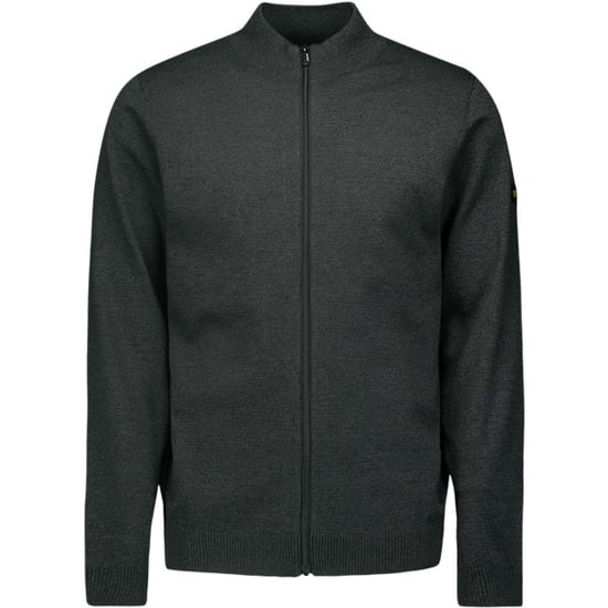 No Excess Cardigan 2 coloured melange dark grey - Image 2