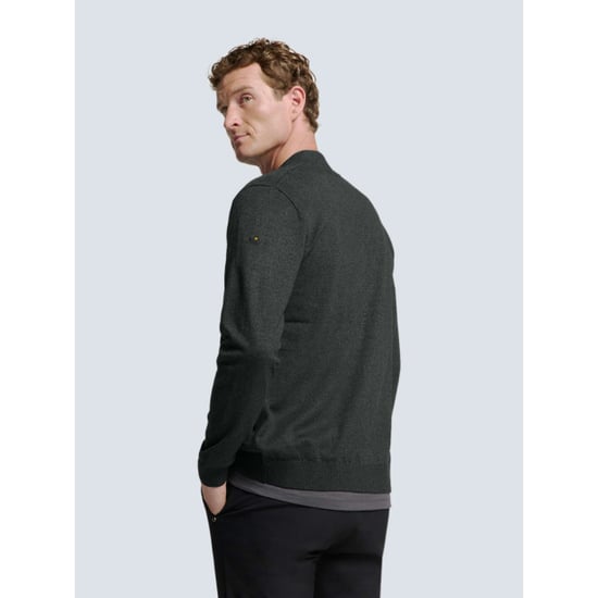 No Excess Cardigan 2 coloured melange dark grey - Image 5