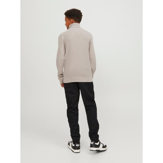 Jack & Jones Jorkyle knit roll neck jnr taupe - Image 4