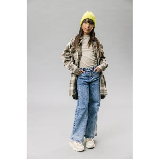 Looxs Revolution Oversized lange blouse ruit voor meisjes in de kleur - Image 2