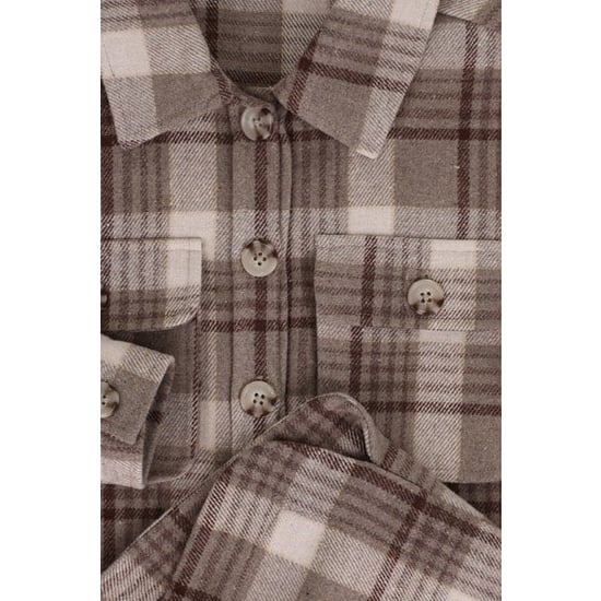 Looxs Revolution Oversized lange blouse ruit voor meisjes in de kleur - Image 4