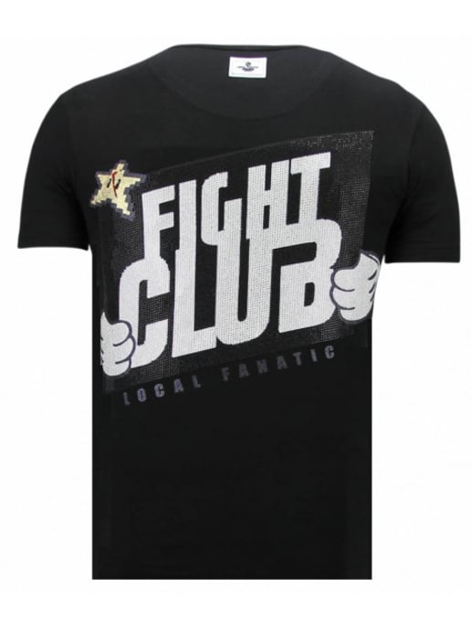 Local Fanatic Fight club mario rhinestone t-shirt - Image 2