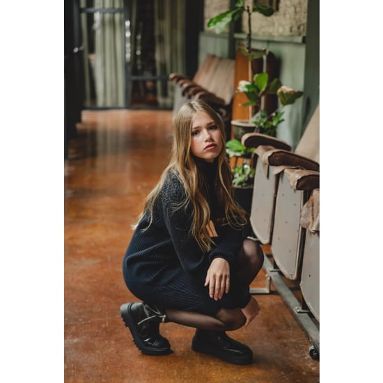 Looxs Revolution Gebreide jurk dark navy voor meisjes in de kleur - Image 5