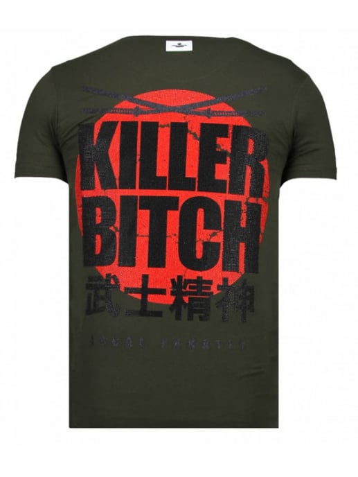 Local Fanatic Killer bitch rhinestone t-shirt - Image 2
