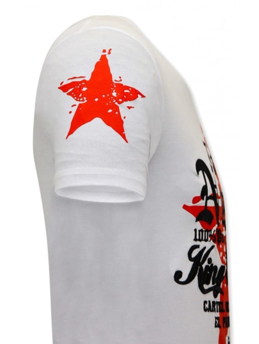 Local Fanatic King of cocaines t-shirt la coka nostra - Image 3