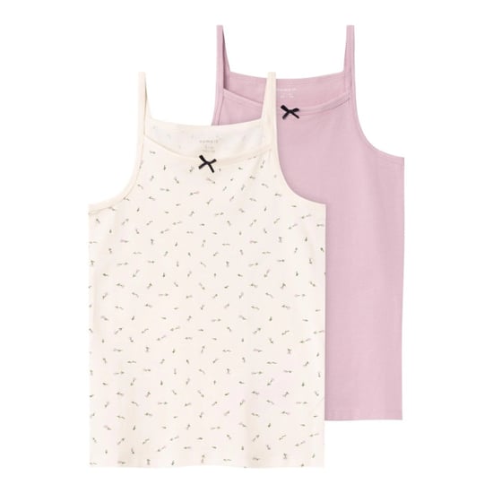 Name It Kinder topje meisjes nkfstrap 2-pack roze/off-white - Image 1
