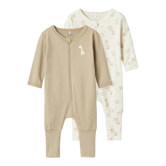 Name It Baby pyjama nbnnightsuit giraffe zip 2-pack - Image 1