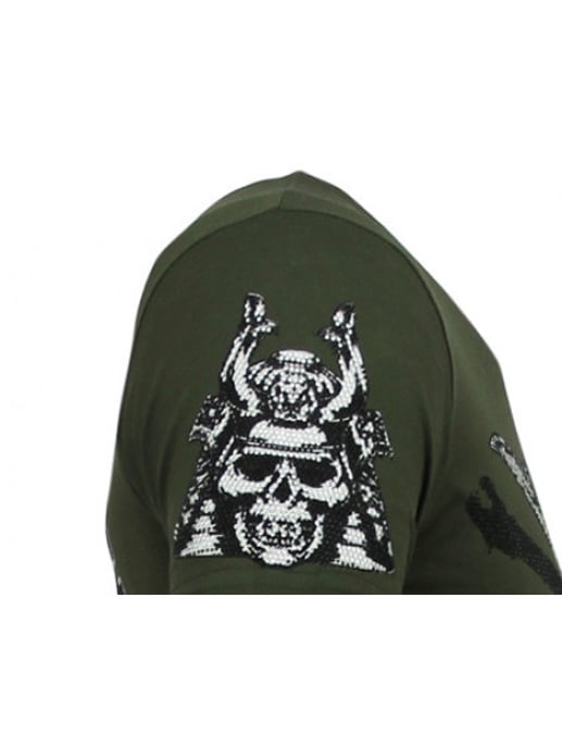 Local Fanatic Savage samurai print t-shirt - Image 3