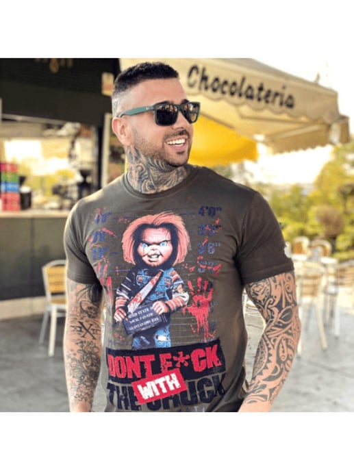 Local Fanatic T-shirt bloody chucky angry print - Image 3