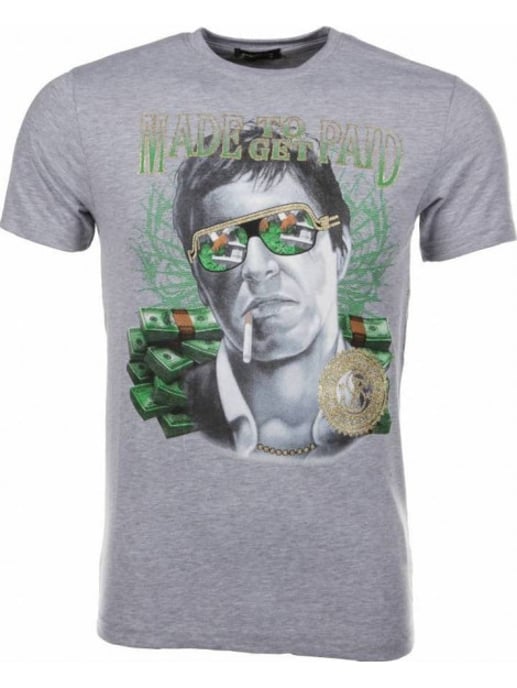 Local Fanatic T-shirt made to get paid scarface - Image 2