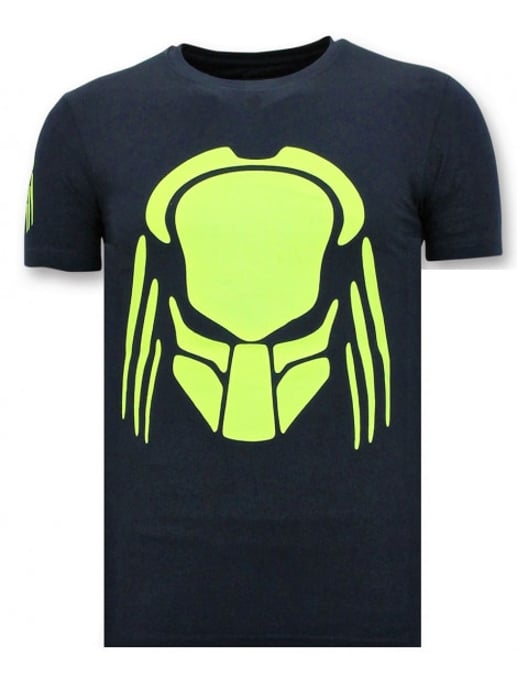 Local Fanatic T-shirt met opdruk predator neon print - Image 1