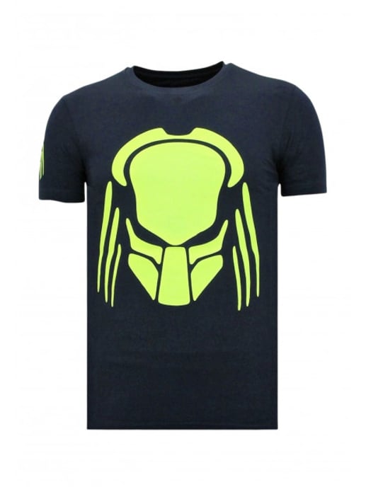 Local Fanatic T-shirt met opdruk predator neon print - Image 4