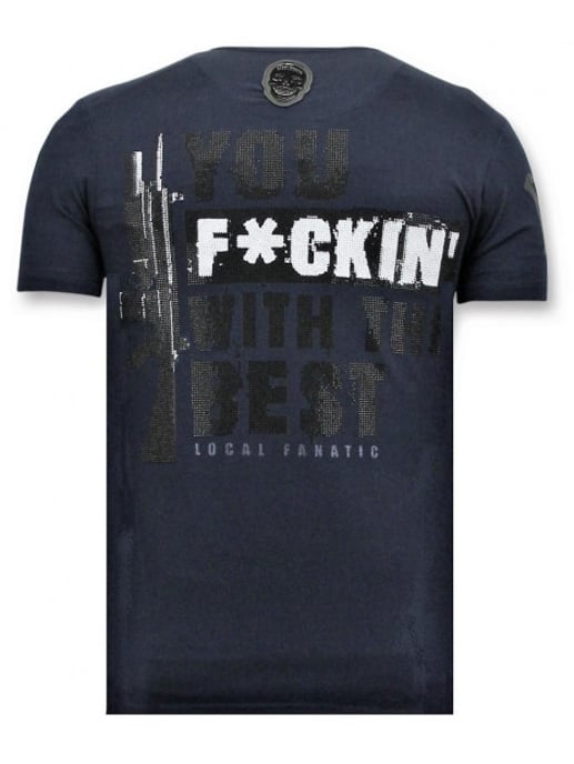 Local Fanatic T-shirt met print shooting duck gun - Image 2