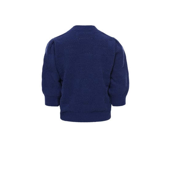 Looxs Revolution Vestje violet blue chenille ajour voor meisjes in de kleur - Image 2