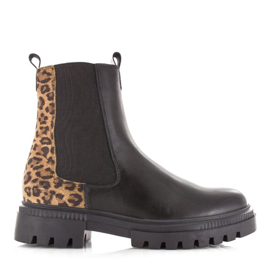 Bullboxer chelsea boot met panterprint chelsea boots dames - Image 1