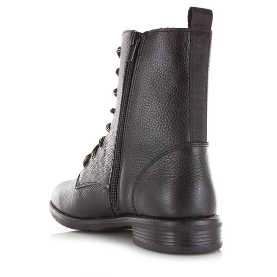 Shoecolate Leren veterboot met rits veterboots dames - Image 2