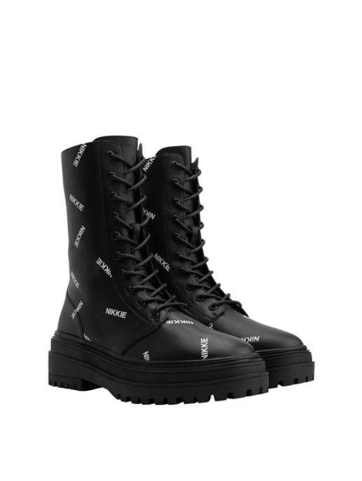 Nikkie Djuna logo boots n 9-521 2201 black - Image 2