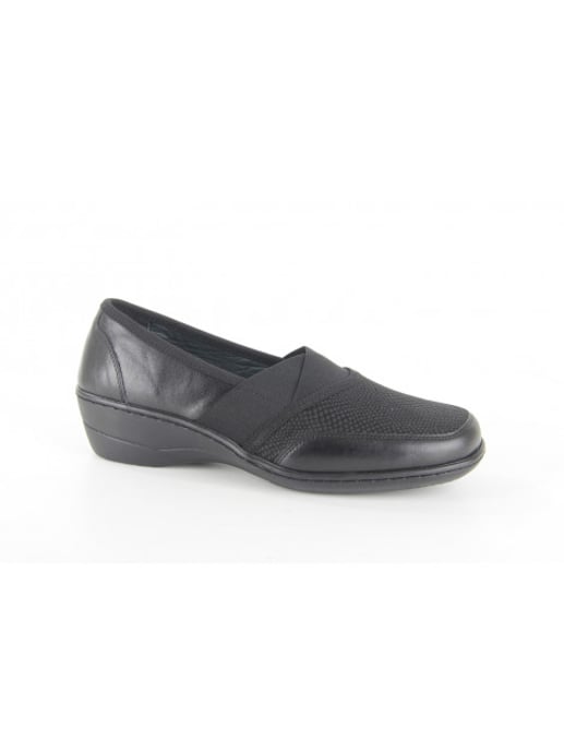 Q-Fit 6009.10 black dames instappers gekleed - Image 1