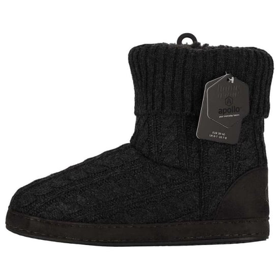 Apollo Dames pantoffels kabel patroon antraciet - Image 3